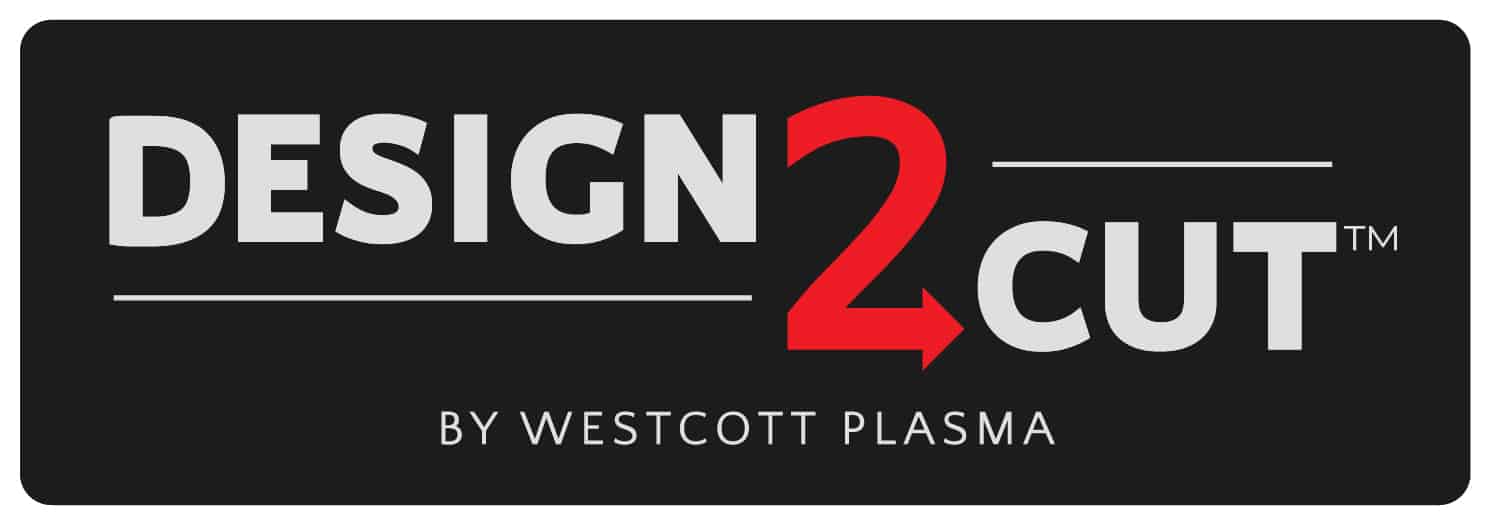 Design2Cut CAD, CAM, and CNC Software Logo by Westcott Plasma